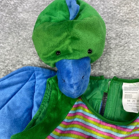 Target Baby Dragon Costume 6-12 Months Halloween Outfit Green‎ Blue - Picture 3 of 9